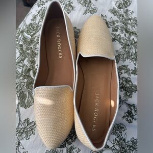 NWOT Jack Rogers Women's Ginny Rattan Loafers size 9.5